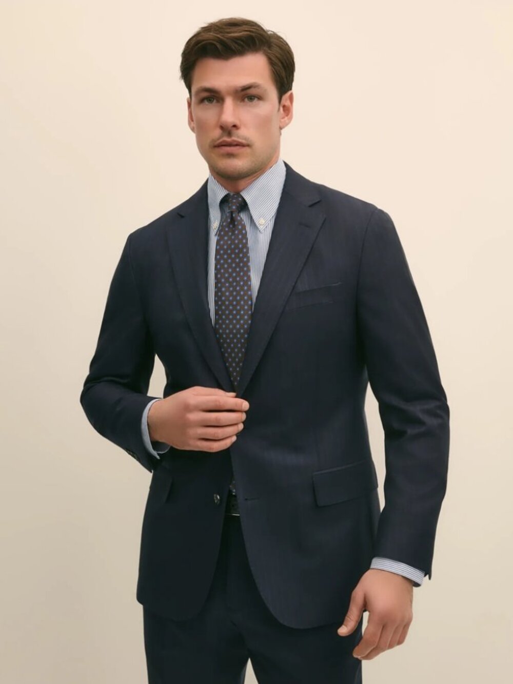 NWT BROOKS BROTHERS Explorer Slim Fit Suit Jacket in Black Size 40 S